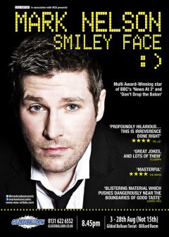Mark Nelson Edinburgh Fringe 2016 flyer