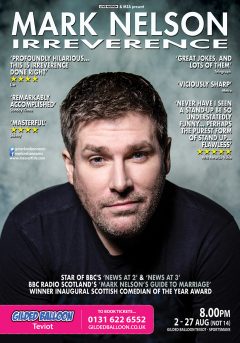 Mark Nelson 2017 Edinburgh Fringe poster