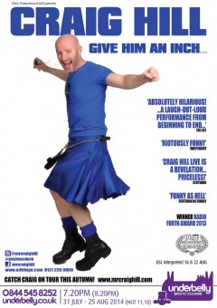 Craig Hill Edinburgh 2014 poster A-side