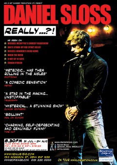 Daniel Sloss Edinburgh 2014 flyer A-side