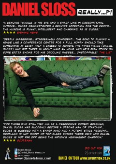 Daniel Sloss Edinburgh 2014 flyer B-side