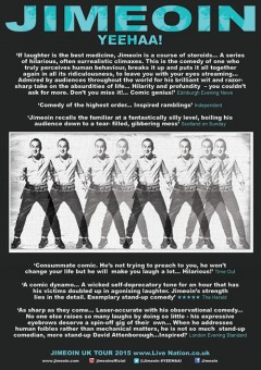 reverse of Jimeoin Edinburgh 2015 poster