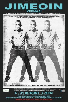 Jimeoin 2015 Edinburgh Fringe poster
