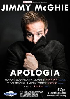 Jimmie McGhie Apologia Edinburgh 2016 flyer front