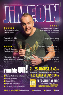 Jimeoin Edinburgh 2019 poster