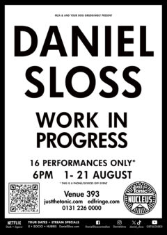 Daniel Sloss Edinburgh 2025